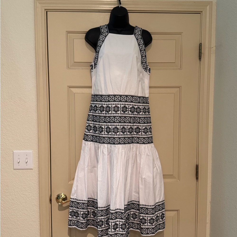 Ann Taylor Midi Dress in Classic Black